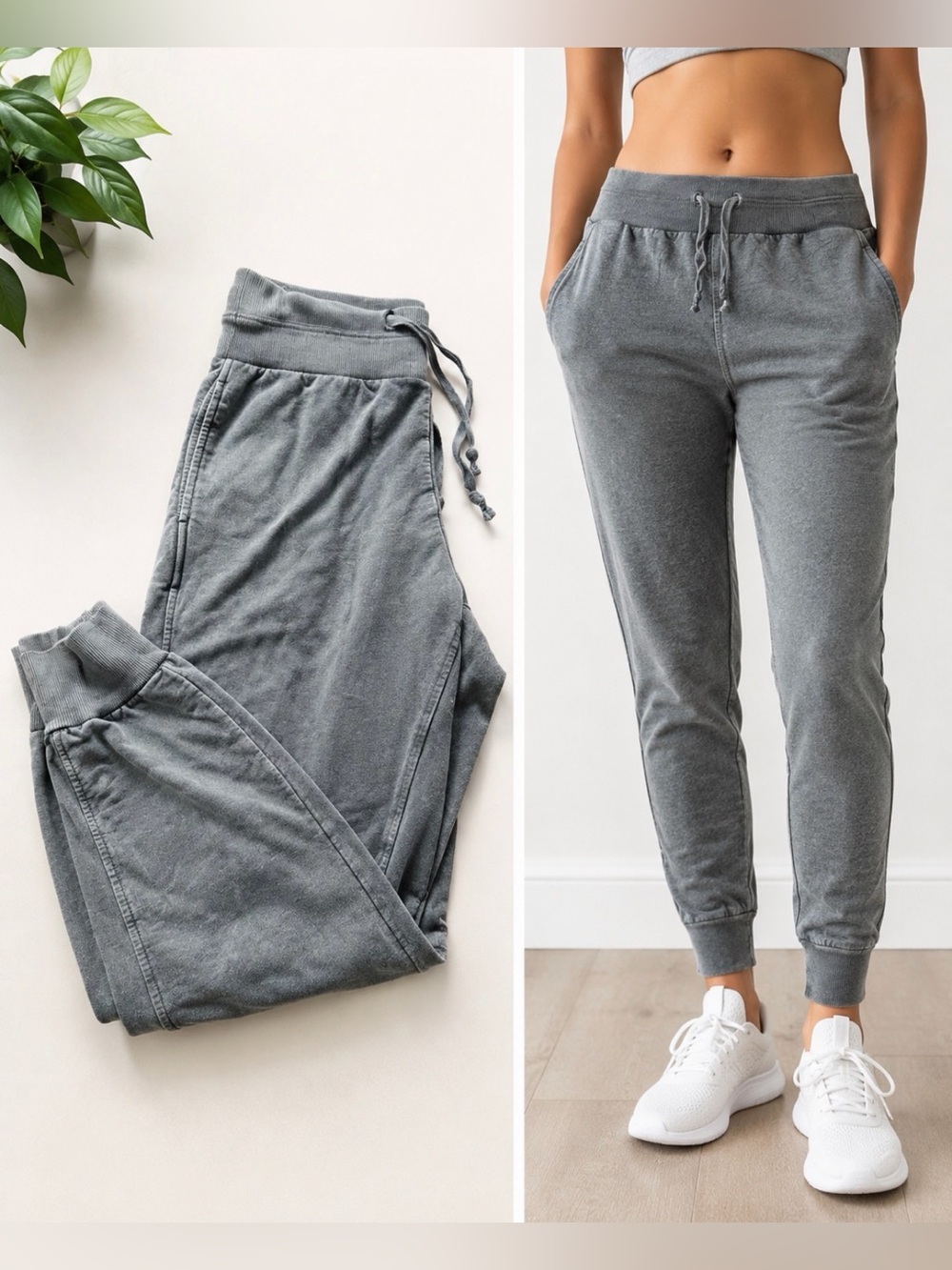 Z by Zella Gray Jogger Sweatpants Women’s XS Athletic Lounge Drawstring